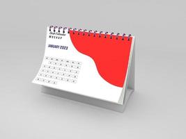 bureau kalender mockup foto