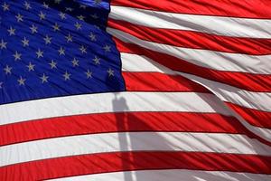 Verenigde Staten van Amerika Amerikaans vlag sterren het weven ion nieuw york stad foto