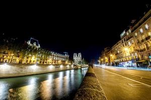 notre lady Parijs nacht visie foto