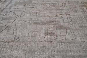 luxor Egypte hiërogliefen foto