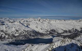 visie van de top van de vallei foto