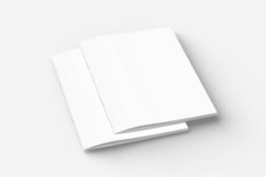 a4 blanco papier tijdschrift mockup foto