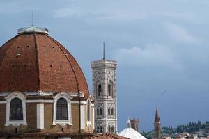 Florence Italië oud huizen daken detail foto