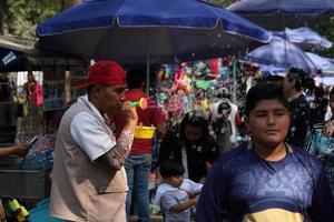Mexico stad, februari 3 2019 - stad- park chapultepec druk van mensen Aan zondag foto