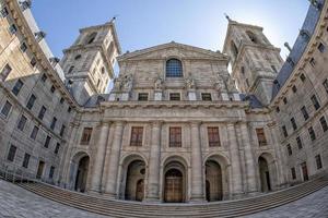 escorial klooster in de buurt Madrid Spanje foto