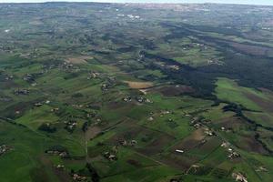Romeins platteland boerderijen antenne visie foto