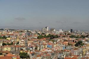 Lissabon antenne panorama landschap stadsgezicht foto