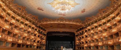 Venetië, Italië - september 15 2019 - la hek theater interieur visie foto