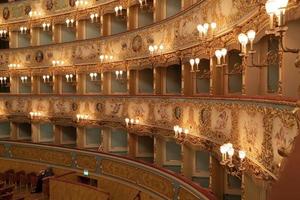 Venetië, Italië - september 15 2019 - la hek theater interieur visie foto