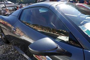 portofino, Italië - oktober 20, 2018 - ferrari rally bijeenkomst supercar conventie foto