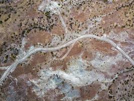 antenne panorama baja Californië woestijn kleurrijk landschap visie foto