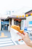 taiyaki - pannenkoek vis scheren in Japanse stijl foto