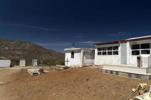 oud Mexicaans begraafplaats in el triunfo mijnbouw dorp baja Californië sur foto