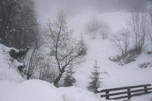 winter landschap in oostenrijks Alpen foto