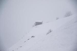 winter landschap in oostenrijks Alpen foto