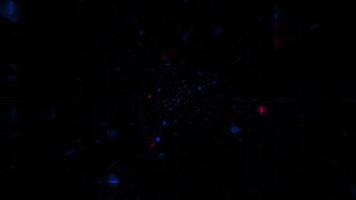 donkere gloeiende ruimtedeeltjes 3d illustratie achtergrondbehang kunstontwerp foto