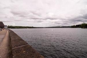 visie van een Duitse water dam foto