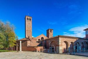 basiliek van heilige ambrosius Milaan, Italië foto