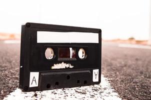 oud cassette plakband Aan de weg foto