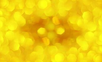 geel bokeh lichten onscherp, abstract achtergrond foto