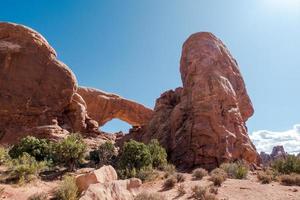 boog in bogen nationaal park in Utah, Verenigde staten foto