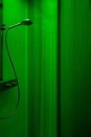 groen verlichting badkamer foto