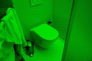 groen verlichting badkamer foto