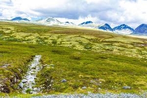 mooi berg en landschap natuur panorama rondane nationaal park Noorwegen. foto