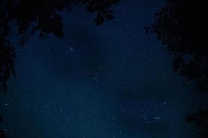 sterren 's nachts foto