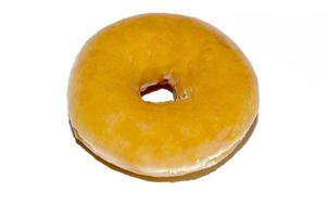 donut geïsoleerde witte achtergrond foto