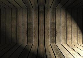 houten muur in donkere kamer foto