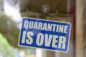 quarantaine is over- foto