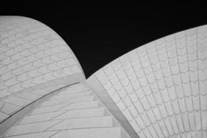 Sydney, Australië, 2020 - bogen van het Sydney Opera House foto