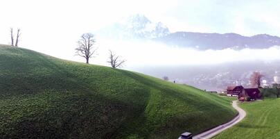 Europese natuurlijk landschap foto