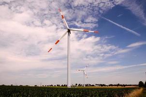 wind turbine detailopname foto