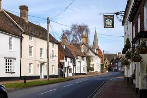 Lindfield, west sussex, uk - februari 01. visie van historisch gebouwen in de dorp van lindfield west sussex Aan februari 01, 2023 foto