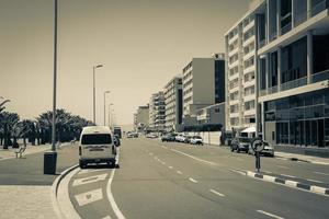 kaap stad- western kaap zuiden Afrika 2018 straat in mouille zee punt promenade, kaap dorp, zuiden Afrika. foto