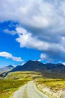 mooi berg en landschap natuur panorama rondane nationaal park Noorwegen. foto