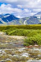 mooi berg en landschap natuur panorama rondane nationaal park Noorwegen. foto