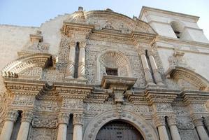 la gezelschap kerk - arequipa, Peru foto