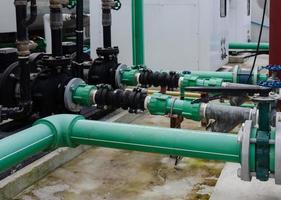 groen waterleidingsysteem foto