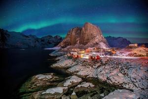 mooi natuur Lanscape van lofoten in Noorwegen foto