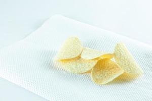 chips op weefsel foto