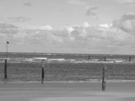 nordney eiland in de noorden zee foto