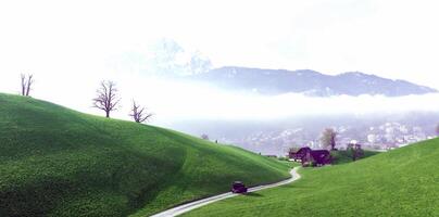 Europese natuurlijk landschap foto