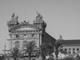 Barcelona stad in Spanje foto