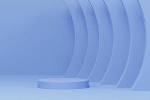 3d renderen abstract podium achtergrond illustratie foto