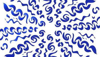 abstract achtergrond met willekeurig doodles in blauw foto