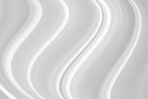 witte doek achtergrond abstract met zachte golven. foto