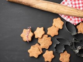 gebakken stervormig peperkoek koekje foto